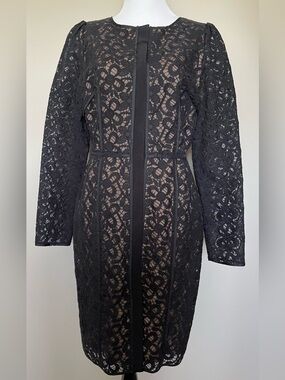Hoss Intropia Women's Black Lace Dress Size 40/6